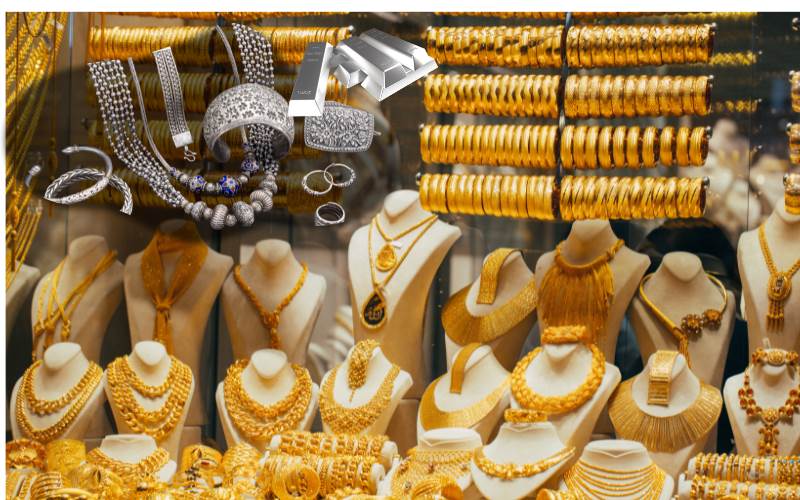 فی کلوچاندی ہوئی چارلاکھ کےپار۔ سونا پونے دولاکھ روپئے تولہ 